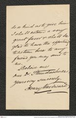 Nachlass Franz Steindachner, Brief von Henry Woodward an Franz Steindachner (08.05.1888), Inv.Nr. 603.01, Seite 2